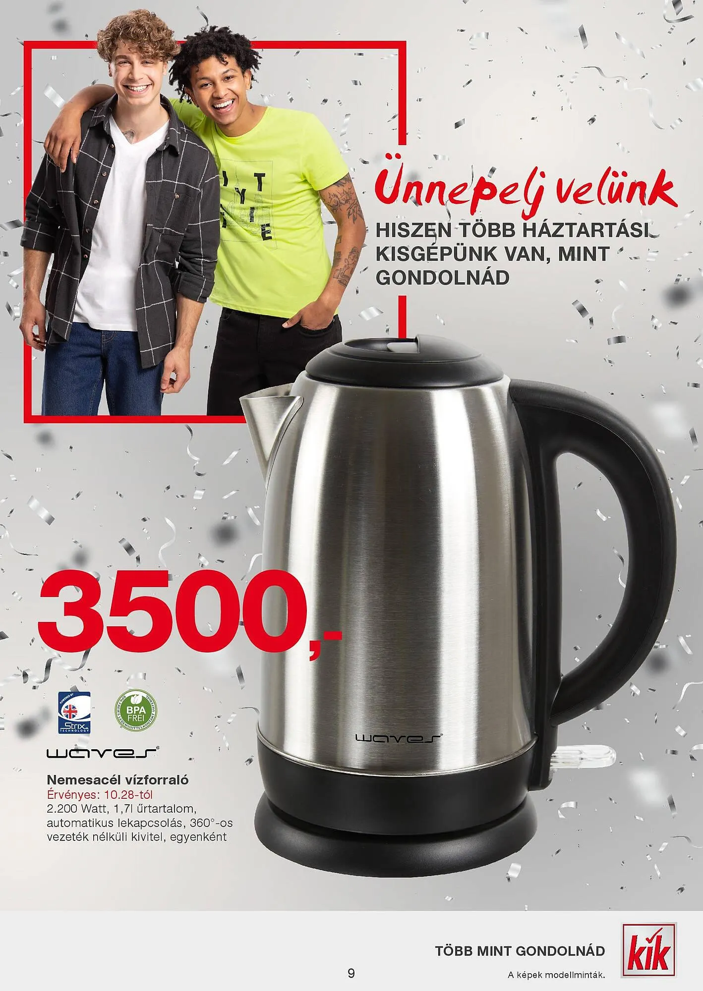 Katalógus Kik akciós újság október 14.-tól november 3.-ig 2024. - Oldal 9
