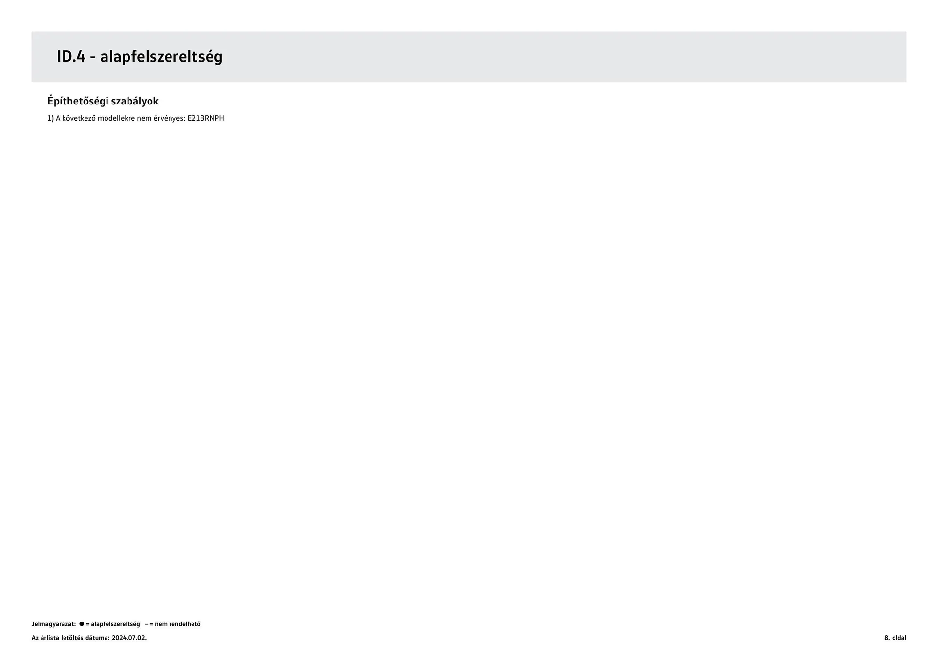 Katalógus Volkswagen ID.4 akciós újság július 4.-tól július 3.-ig 2025. - Oldal 8