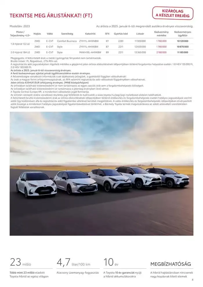 Katalógus Toyota C-HR Hybrid január 28.-tól január 28.-ig 2026. - Oldal 4