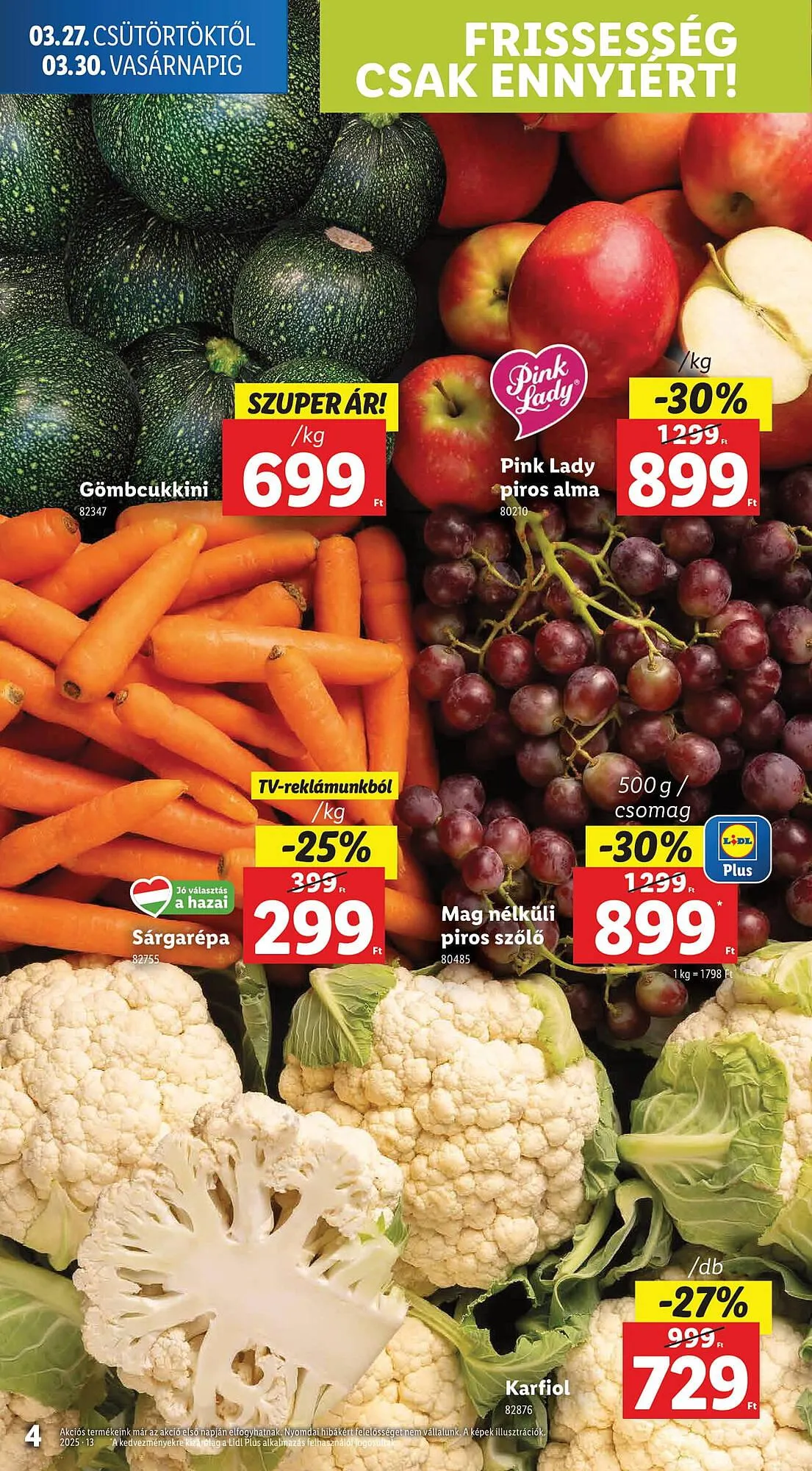 Katalógus Lidl akciós újság március 27.-tól április 2.-ig 2025. - Oldal 4