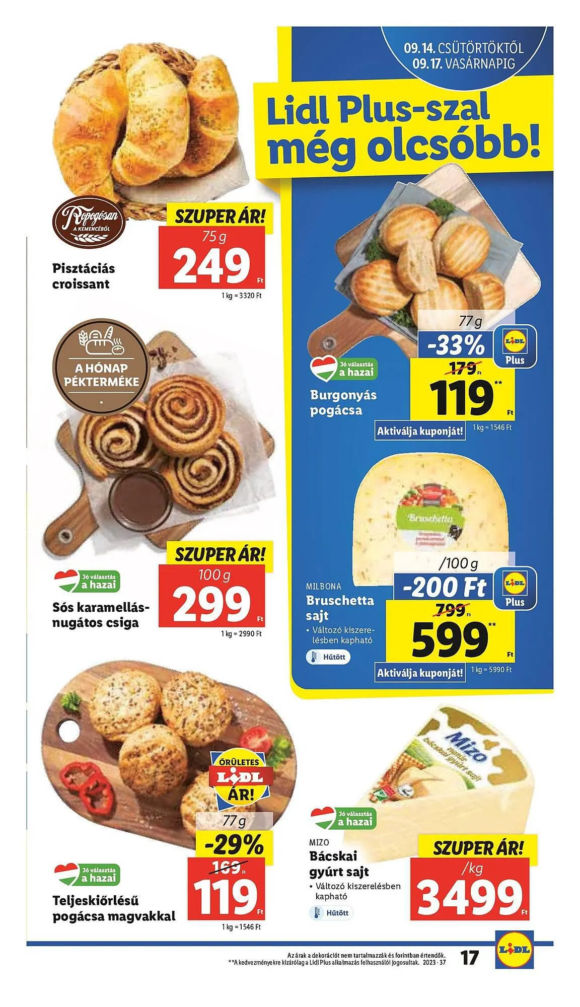 Katalógus Lidl akciós újság szeptember 14.-tól szeptember 20.-ig 2023. - Oldal 17