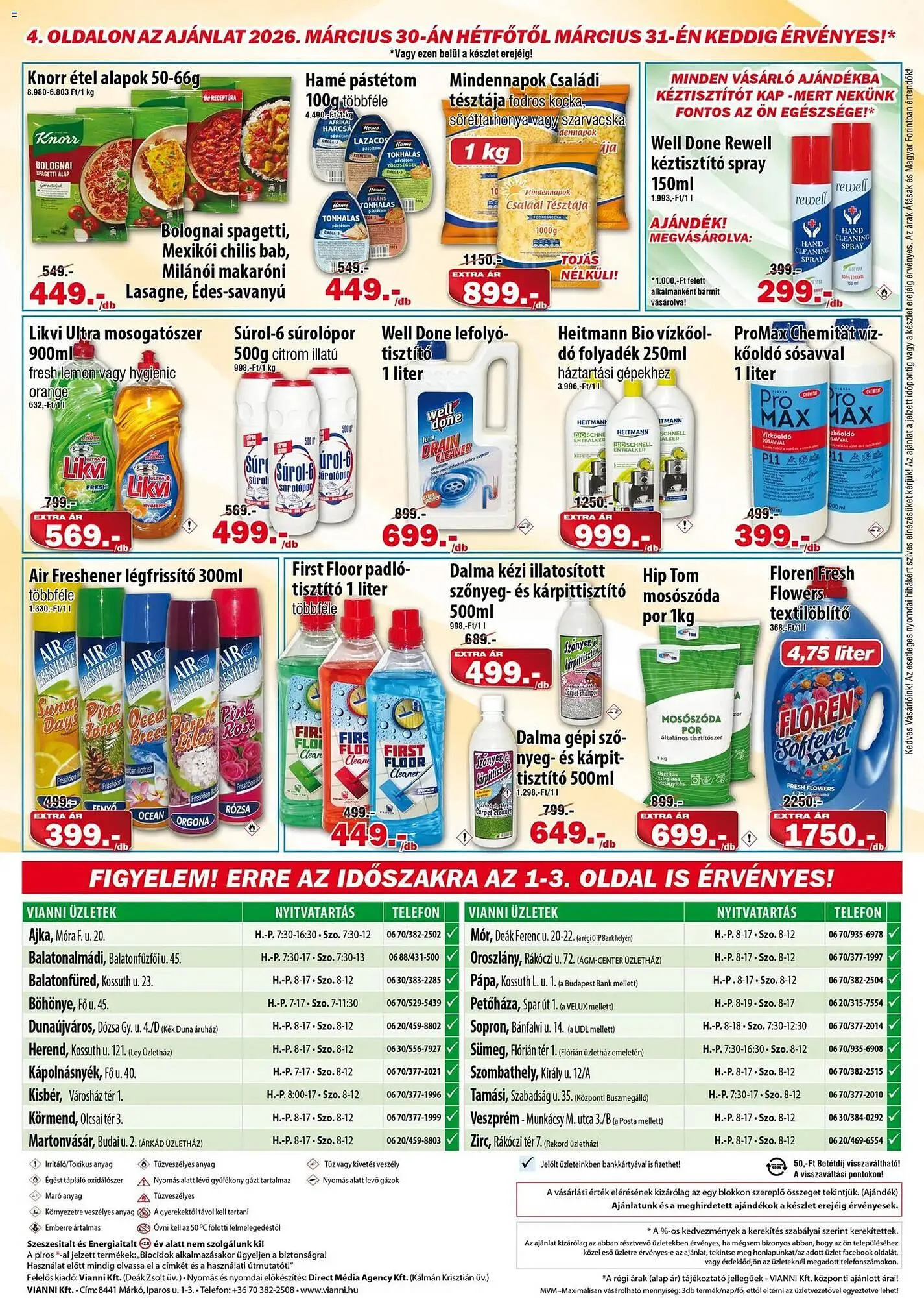 Katalógus Vianni Drogéria akciós újság március 25.-tól március 31.-ig 2026. - Oldal 4