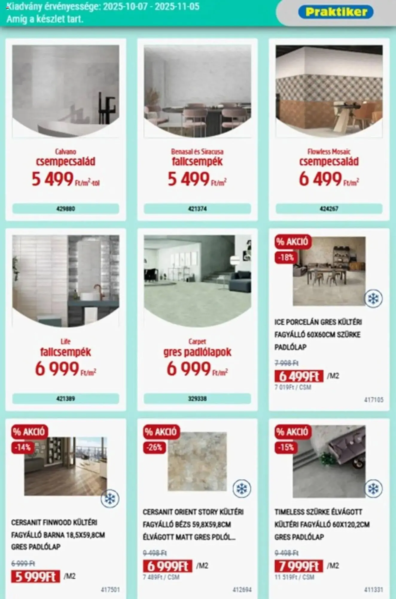 Katalógus Praktiker akciós újság október 7.-tól november 5.-ig 2025. - Oldal 7
