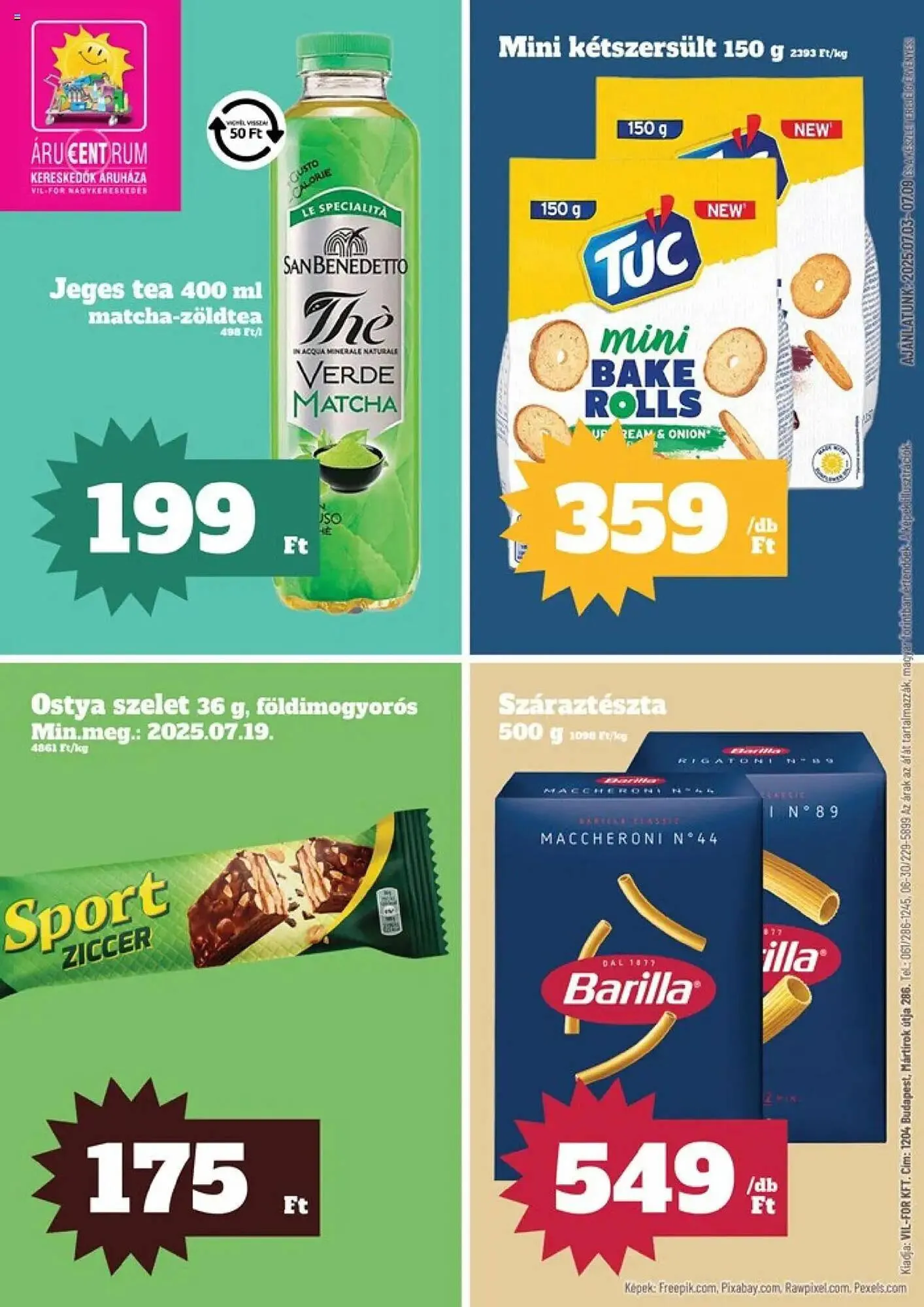 Vil-For akciós újság - 1