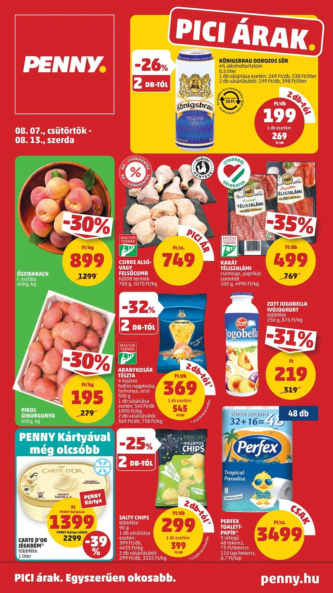 Katalógus PENNY akciós újság augusztus 7.-tól augusztus 13.-ig 2025. - Oldal 1