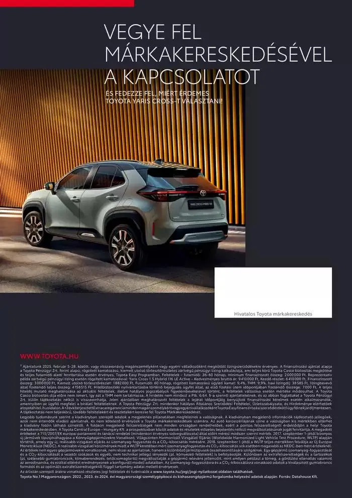 Katalógus Toyota Új YARIS CROSS február 11.-tól február 11.-ig 2026. - Oldal 12