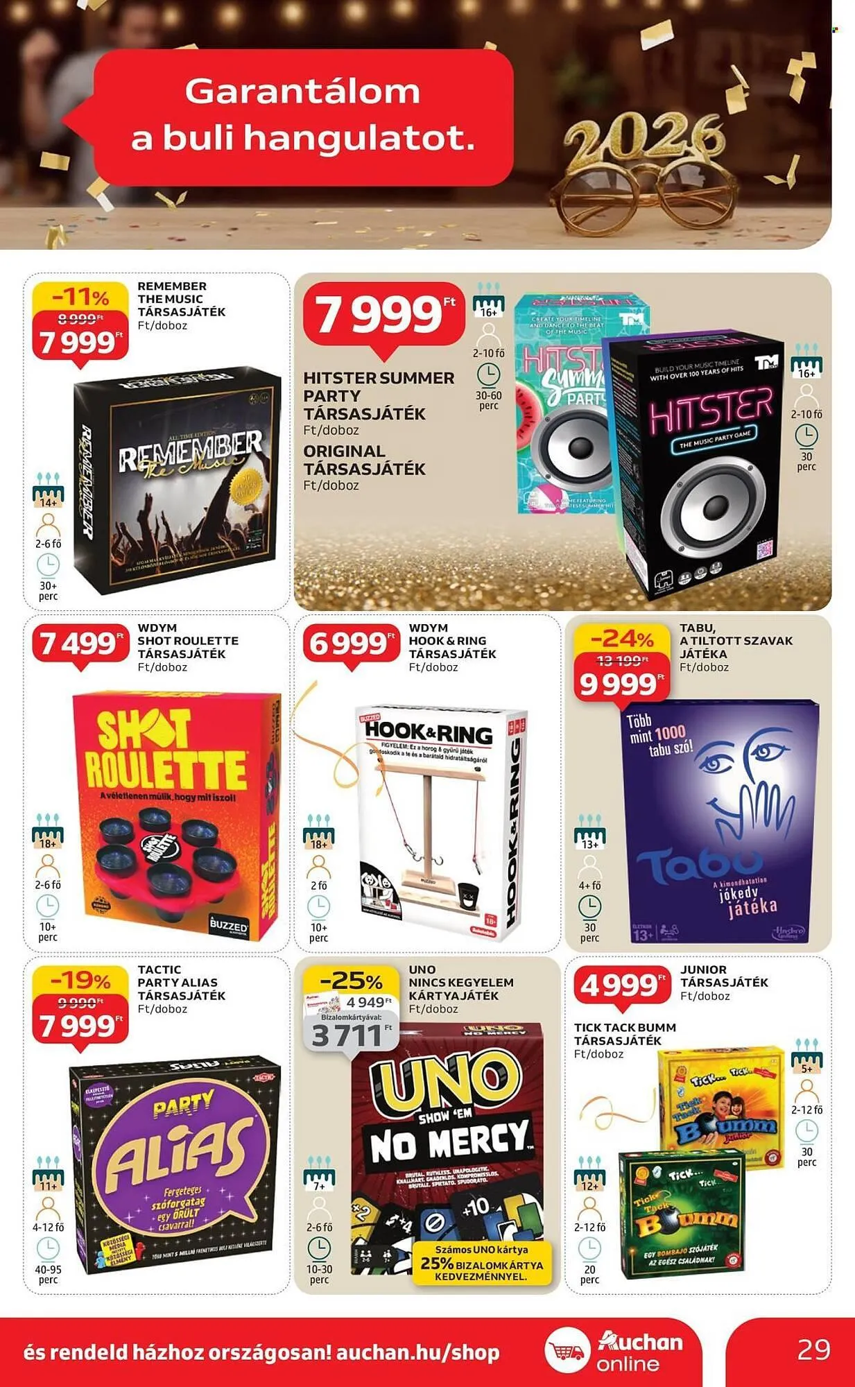 Katalógus Auchan akciós újság december 27.-tól december 31.-ig 2025. - Oldal 29