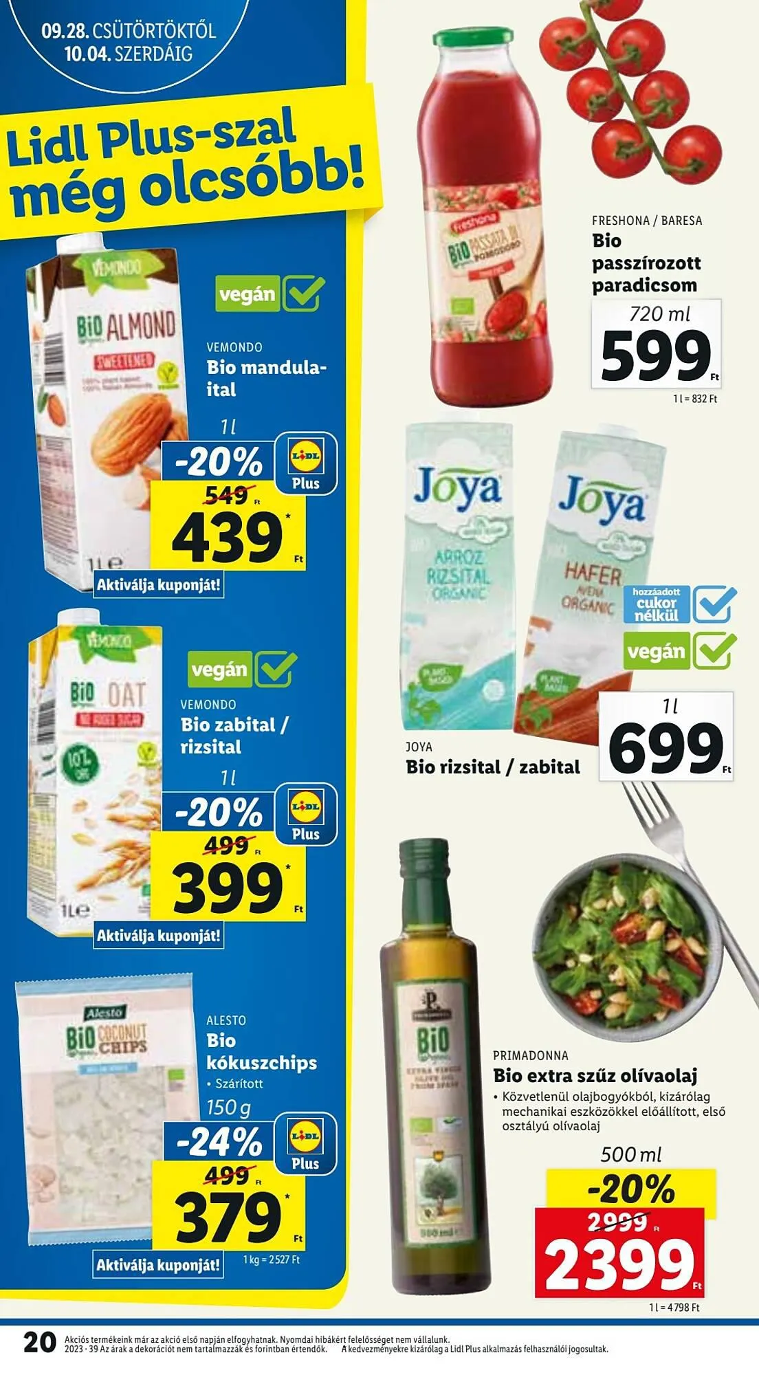 Katalógus Lidl akciós újság szeptember 28.-tól október 4.-ig 2023. - Oldal 20