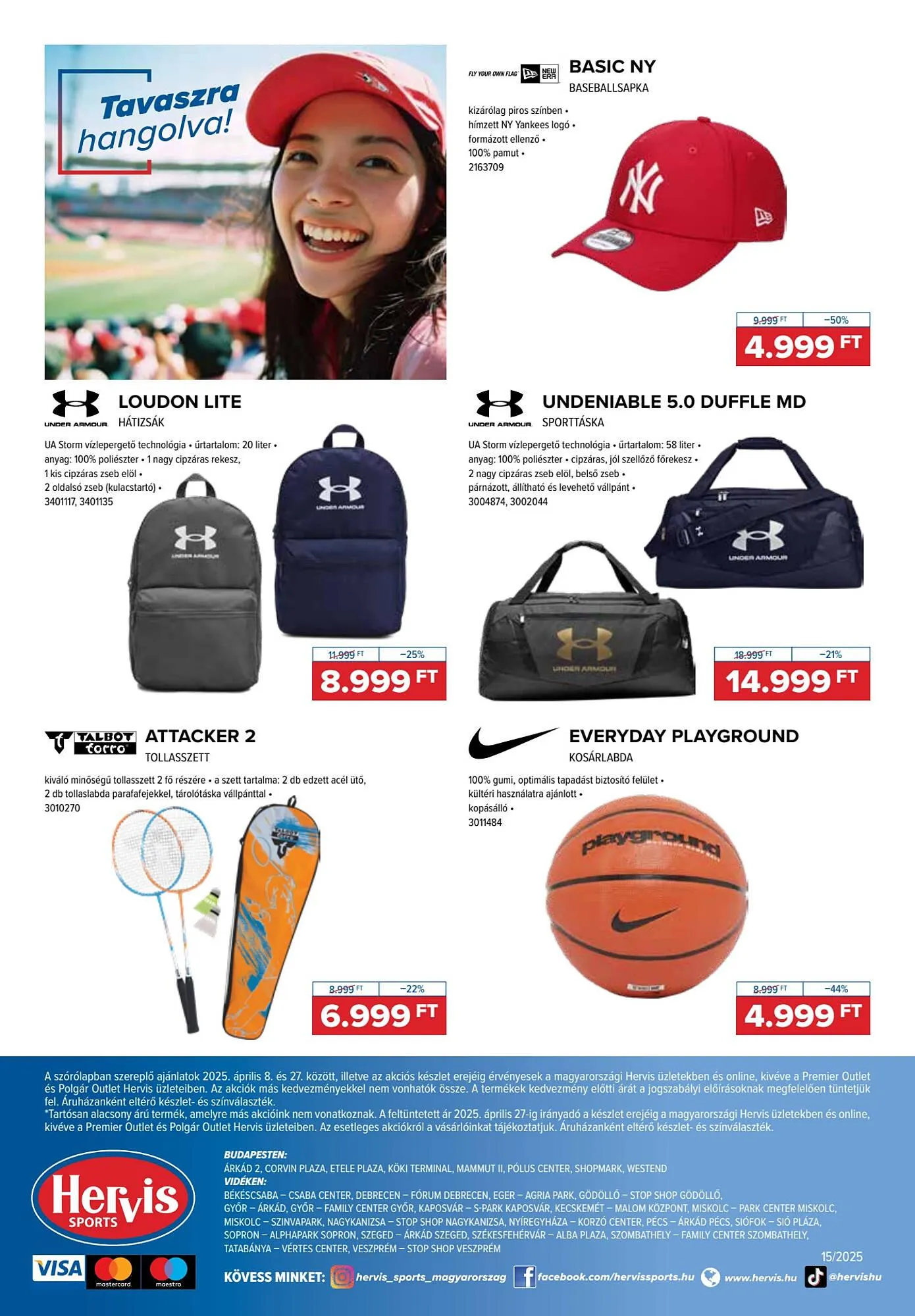 Katalógus Hervis akciós újság április 8.-tól április 27.-ig 2025. - Oldal 10