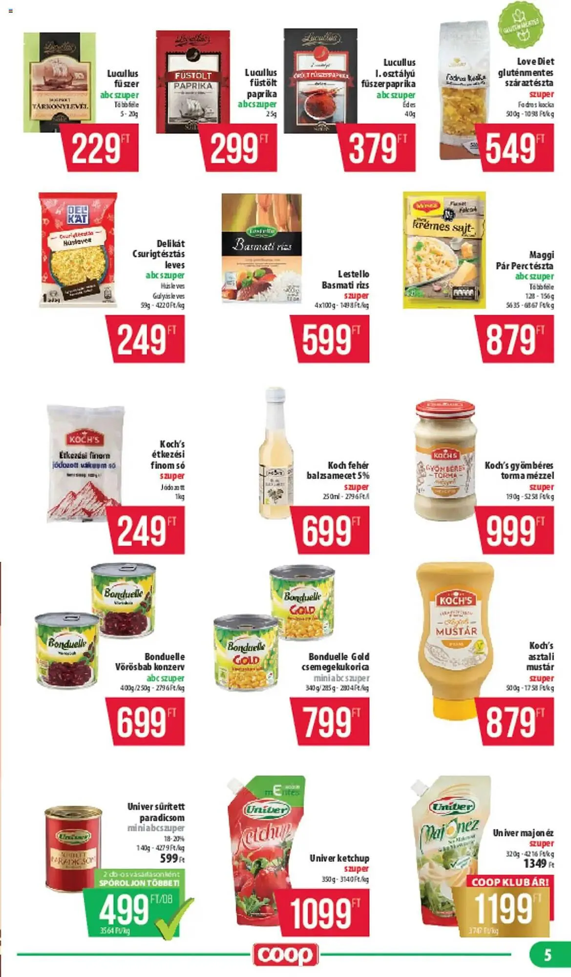 Katalógus Coop akciós újság március 13.-tól március 19.-ig 2025. - Oldal 5