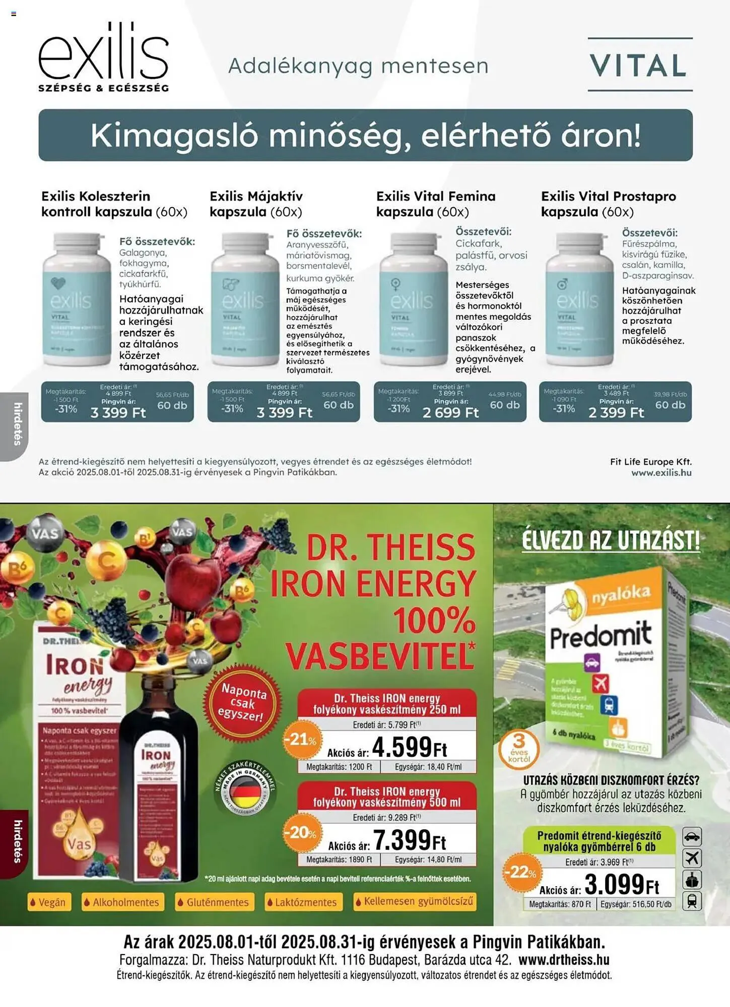Katalógus Pingvin Patika akciós újság augusztus 1.-tól augusztus 31.-ig 2025. - Oldal 18