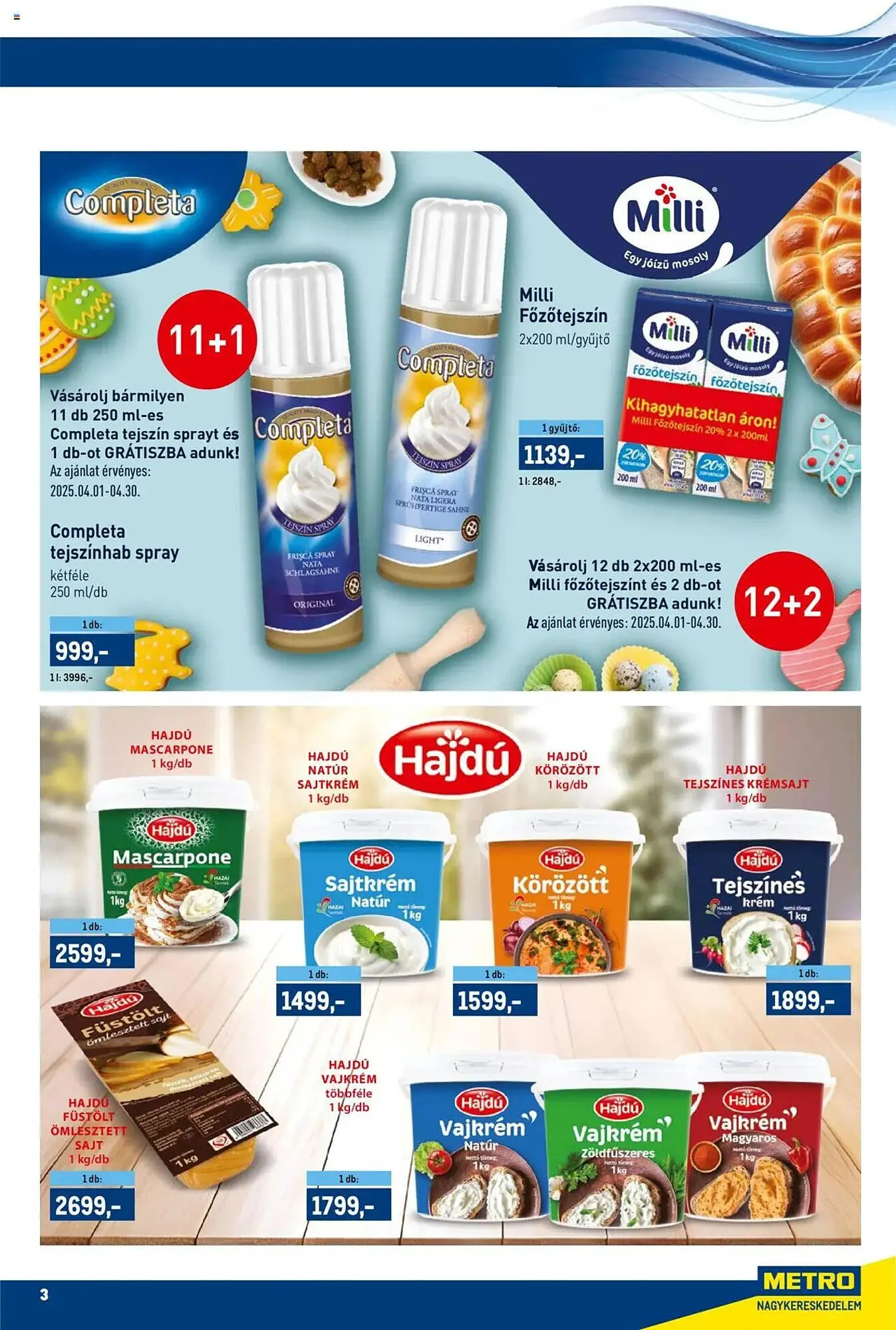 Katalógus Metro akciós újság április 1.-tól április 17.-ig 2025. - Oldal 3