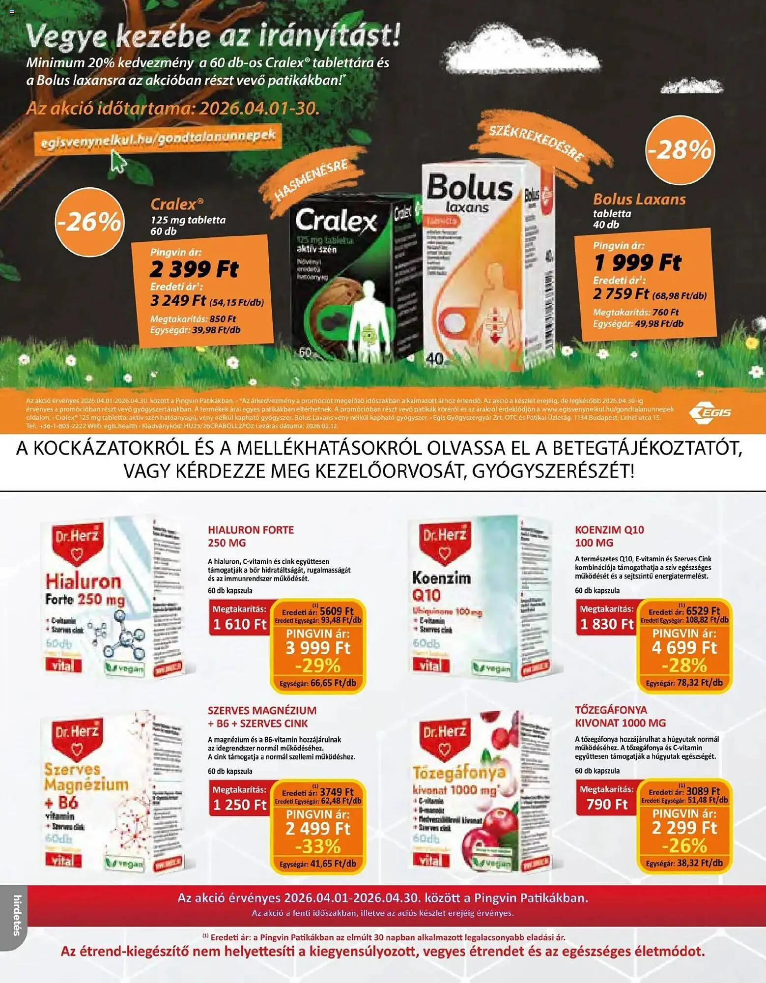 Katalógus Pingvin Patika akciós újság április 1.-tól április 30.-ig 2026. - Oldal 26
