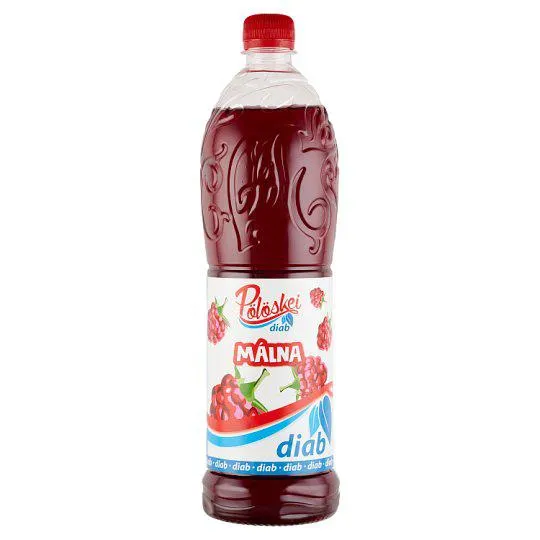 Pölöskei Diab málna ízű szörp édesítőszerekkel 1 l