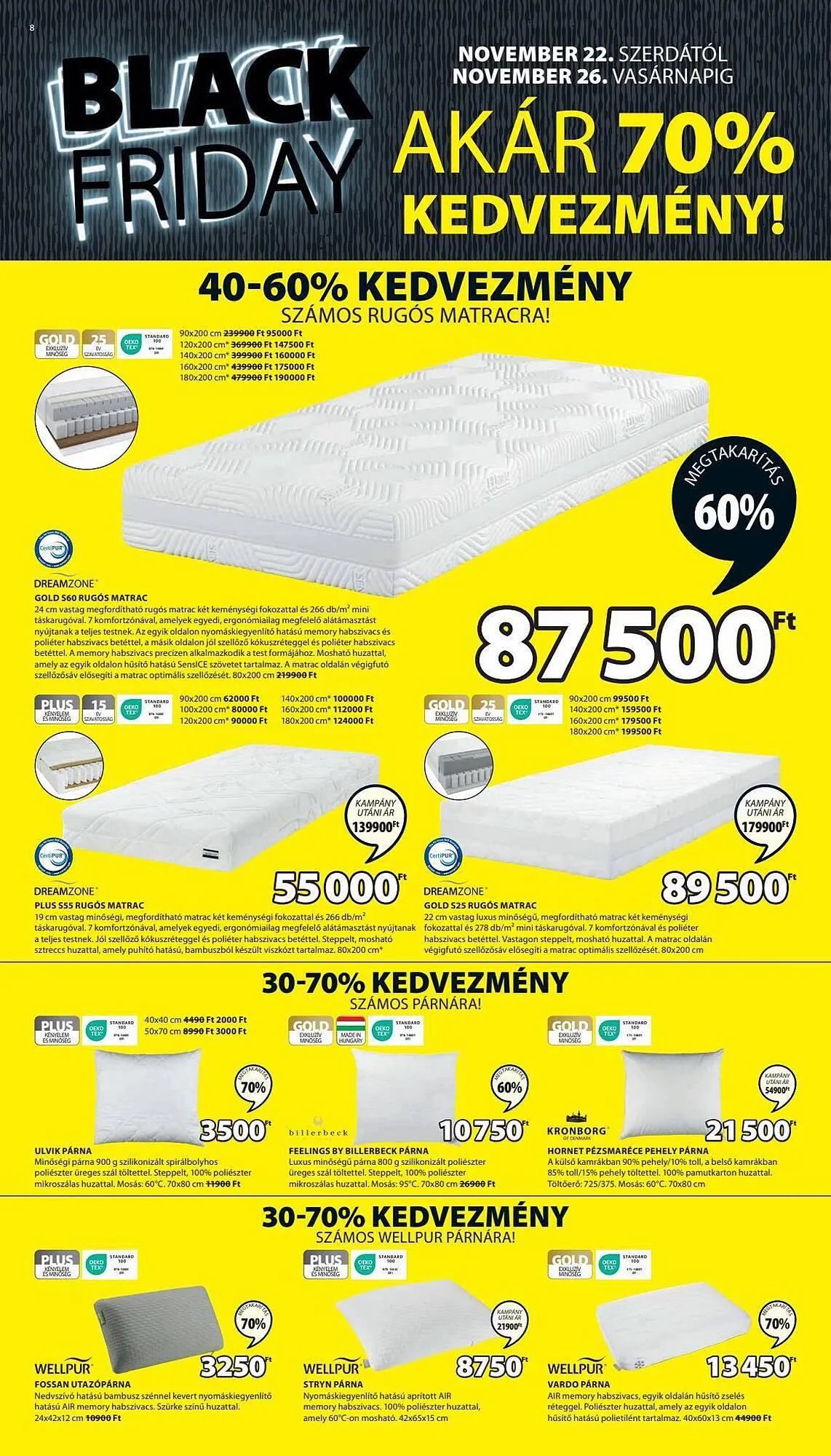 Katalógus JYSK akciós újság november 22.-tól november 26.-ig 2023. - Oldal 8
