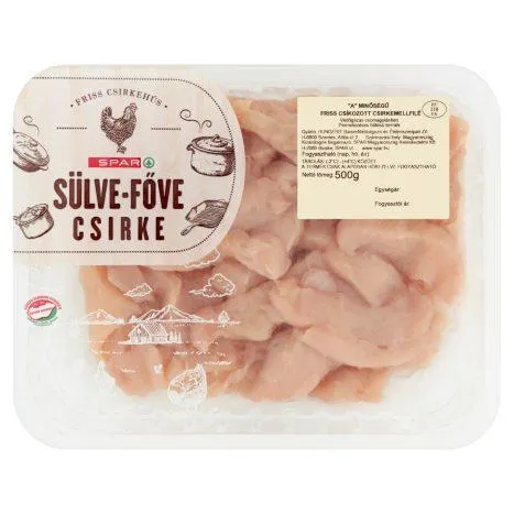 SPAR friss csíkozott csirkemellfilé 500 g