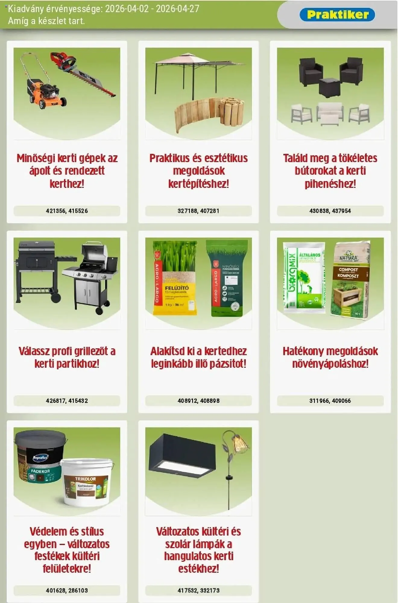 Katalógus Praktiker akciós újság április 2.-tól április 27.-ig 2026. - Oldal 3