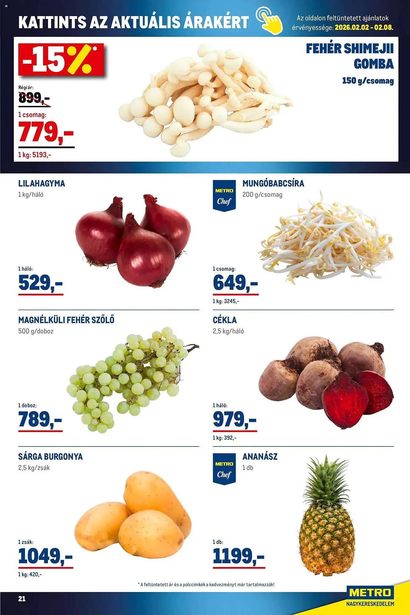 Katalógus Metro akciós újság február 1.-tól február 28.-ig 2026. - Oldal 21