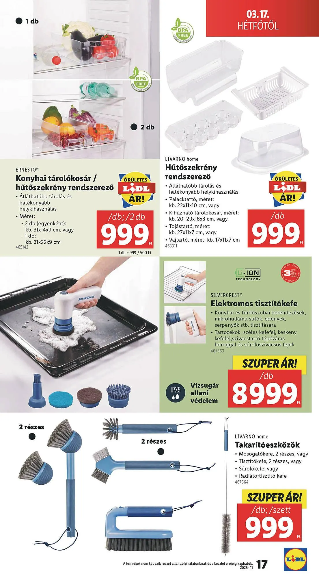 Katalógus Lidl akciós újság március 13.-tól március 19.-ig 2025. - Oldal 17
