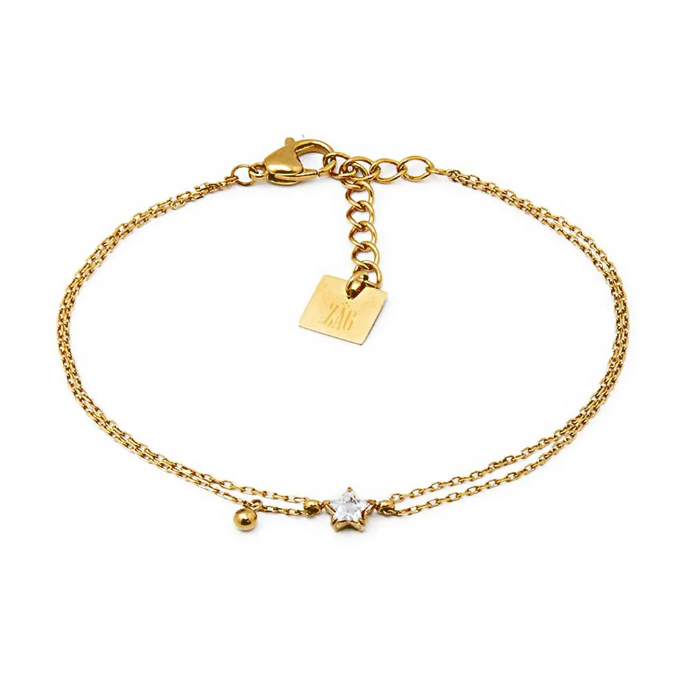 ZAG acél karkötő Céline