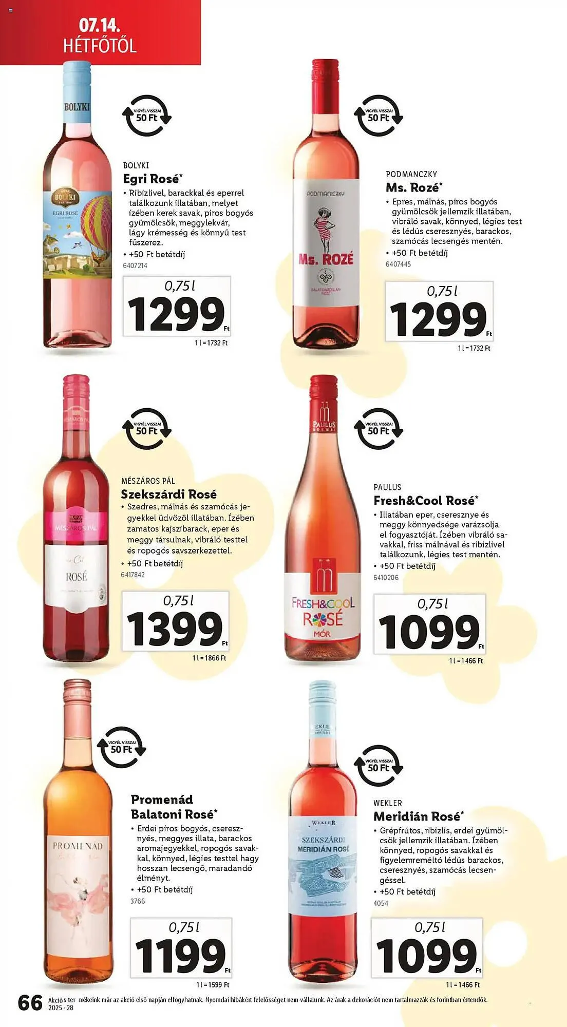 Katalógus Lidl akciós újság július 10.-tól július 16.-ig 2025. - Oldal 66