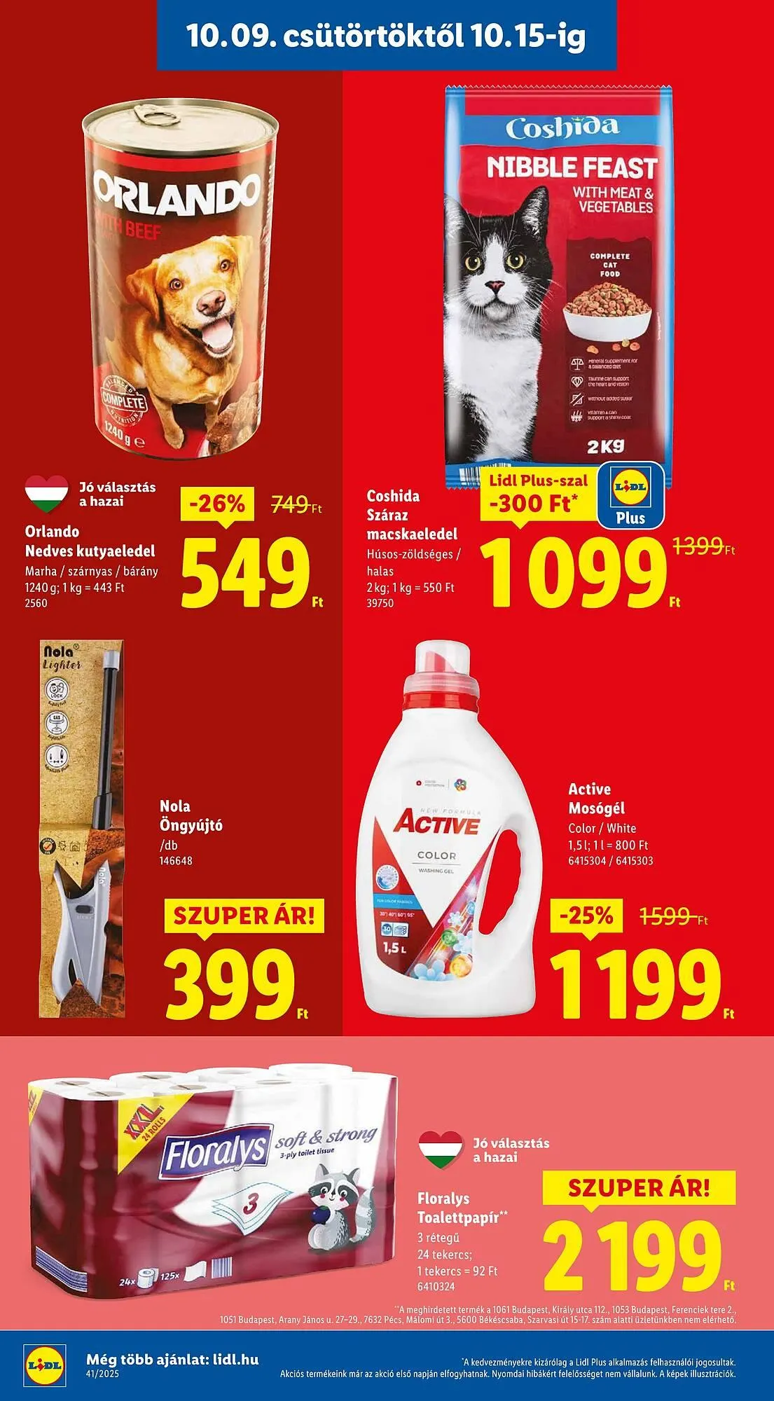 Katalógus Lidl akciós újság október 9.-tól október 15.-ig 2025. - Oldal 16
