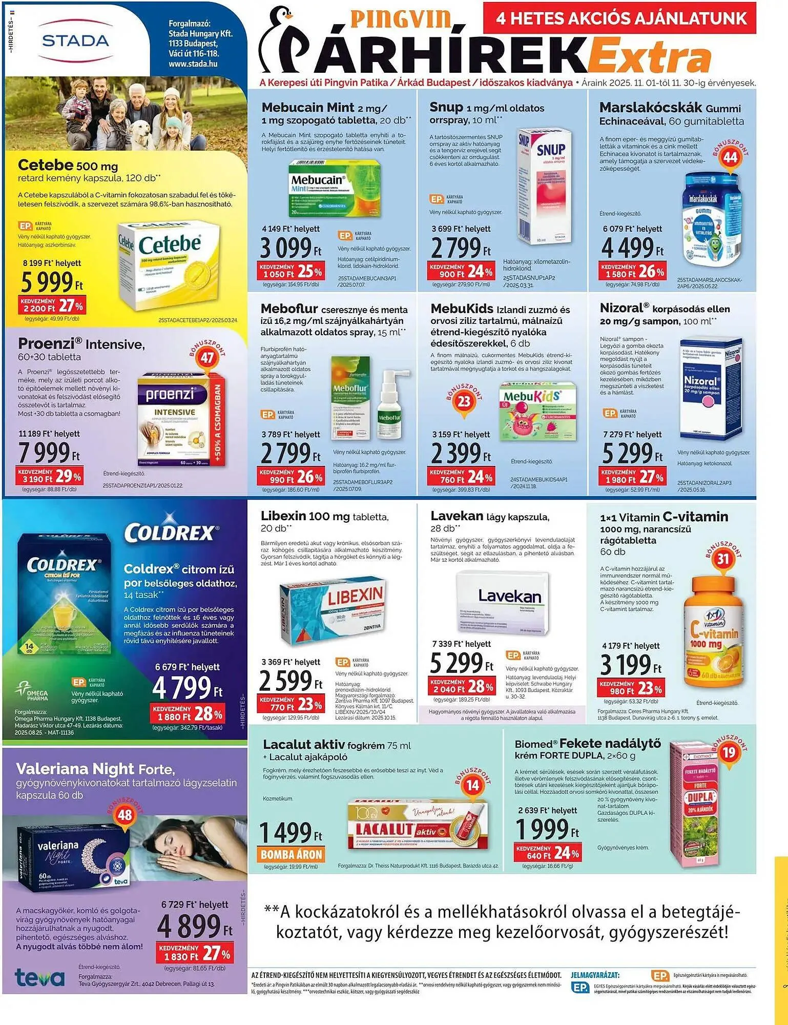 Katalógus Pingvin Patika akciós újság november 1.-tól november 30.-ig 2025. - Oldal 4