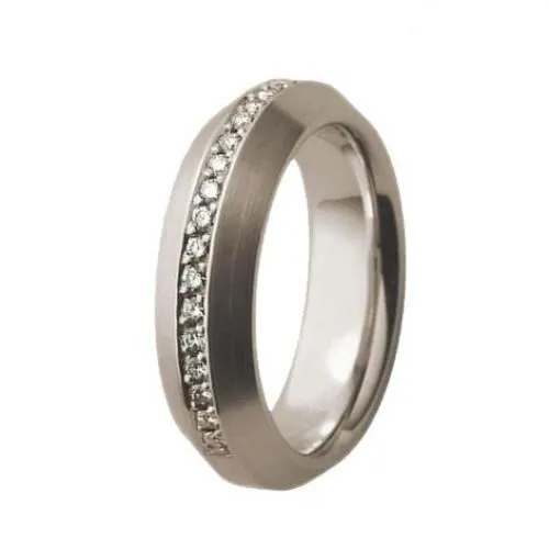 Fehér arany karikagyűrű