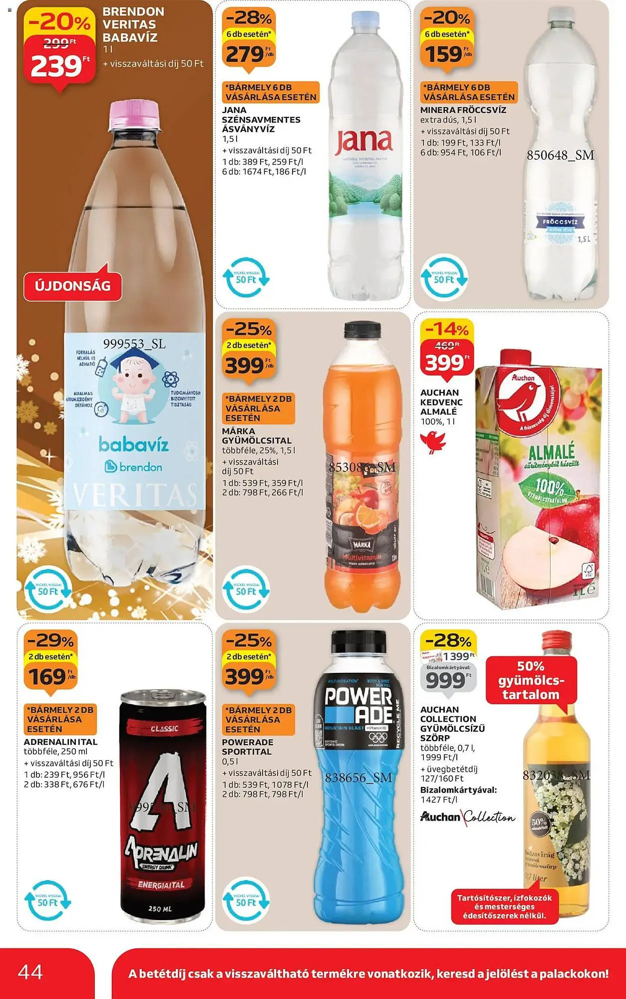 Katalógus Auchan akciós újság december 18.-tól december 24.-ig 2025. - Oldal 44