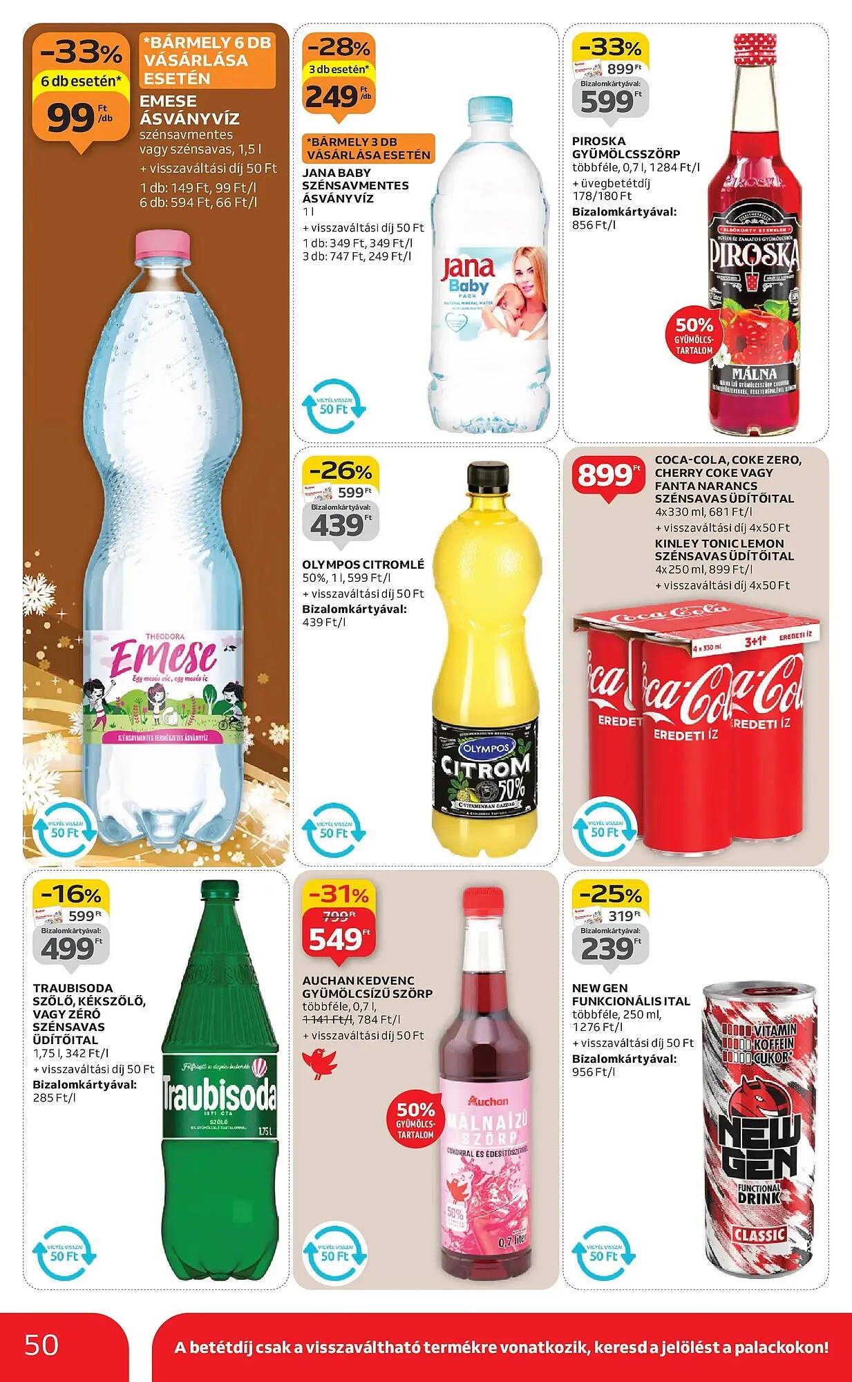 Katalógus Auchan akciós újság december 4.-tól december 10.-ig 2025. - Oldal 50