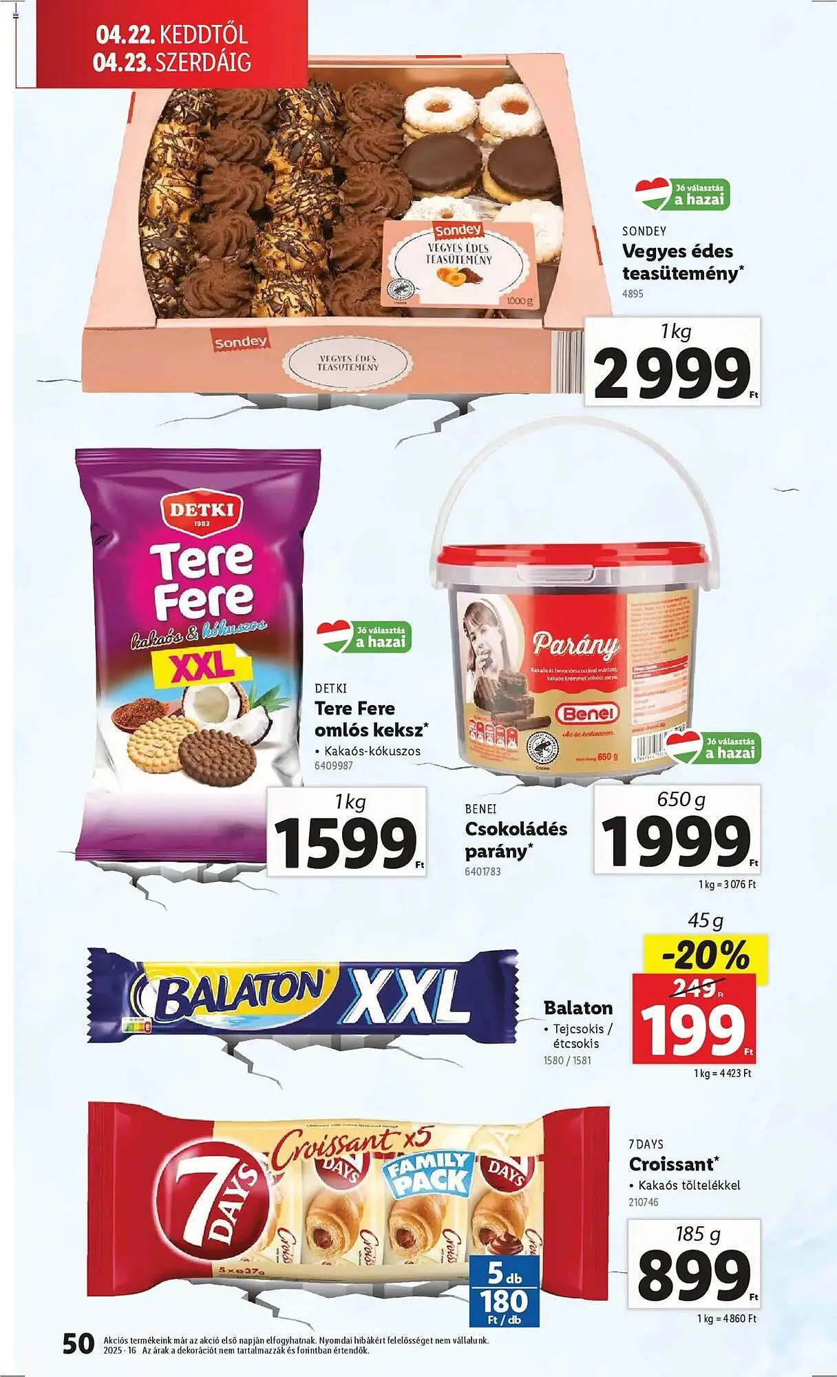 Katalógus Lidl akciós újság április 16.-tól április 22.-ig 2025. - Oldal 50