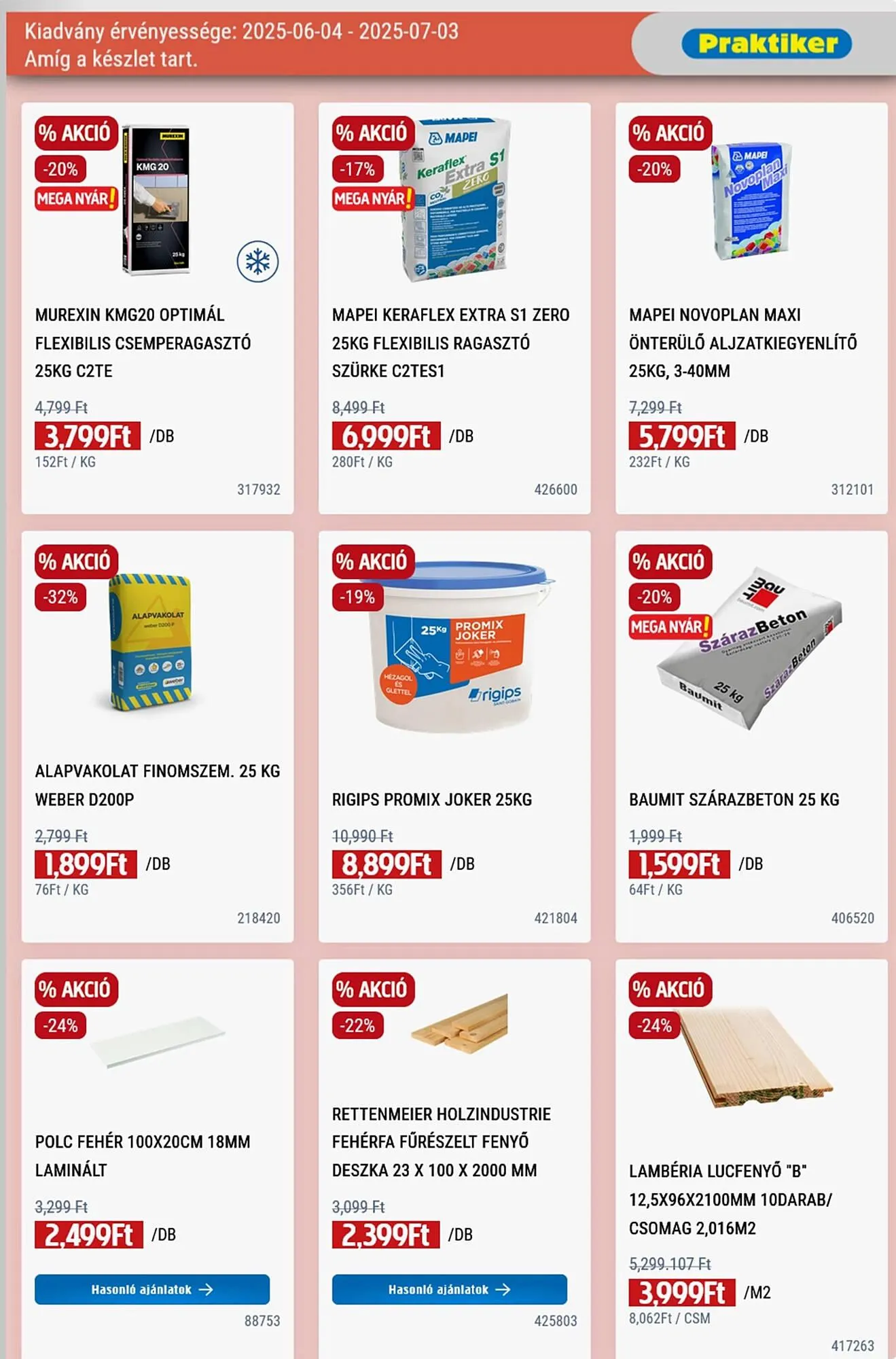 Katalógus Praktiker akciós újság június 4.-tól július 3.-ig 2025. - Oldal 13