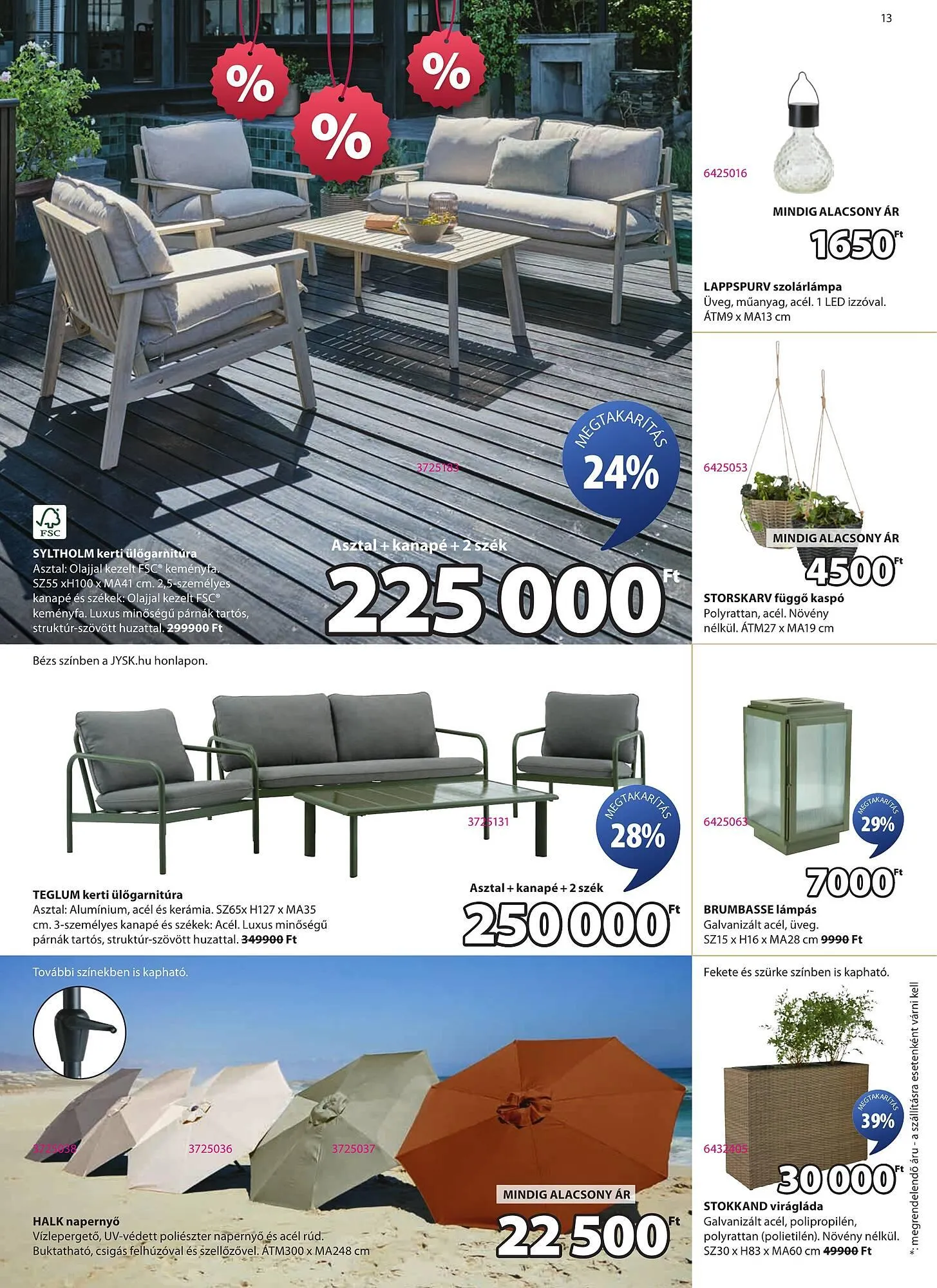Katalógus JYSK akciós újság június 18.-tól július 29.-ig 2025. - Oldal 13