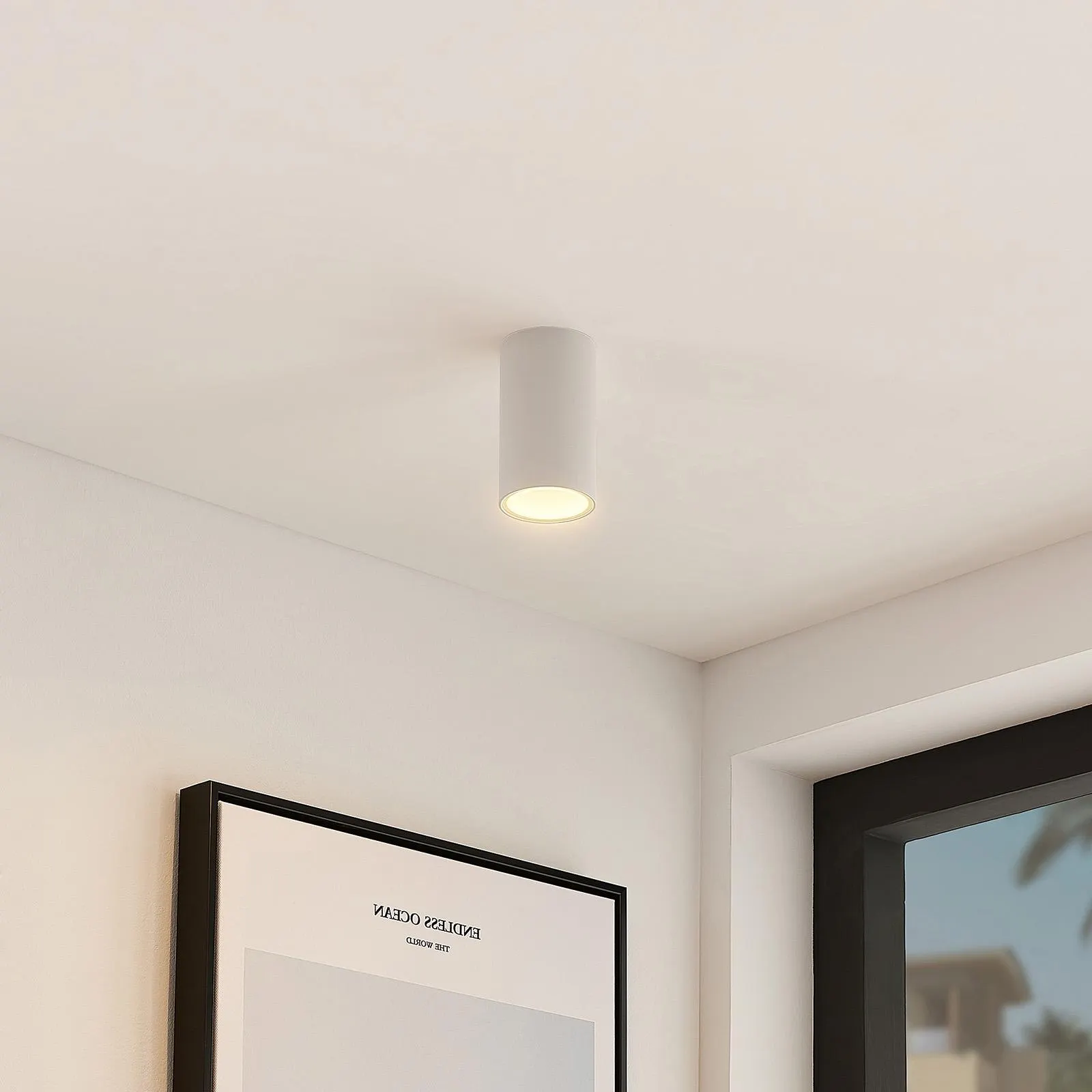 Arcchio Olivir downlight, kerek, GU10, fehér