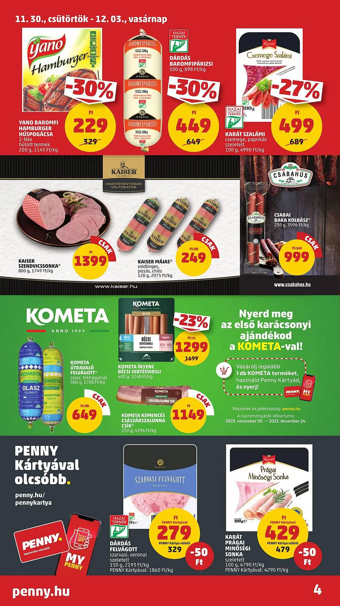 Katalógus PENNY akciós újság november 30.-tól december 6.-ig 2023. - Oldal 4