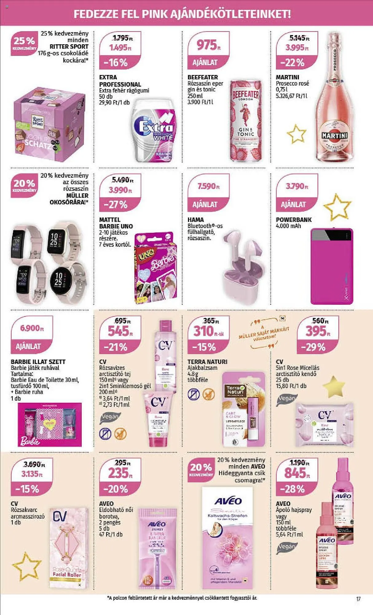 Katalógus Müller akciós újság november 27.-tól december 3.-ig 2023. - Oldal 17