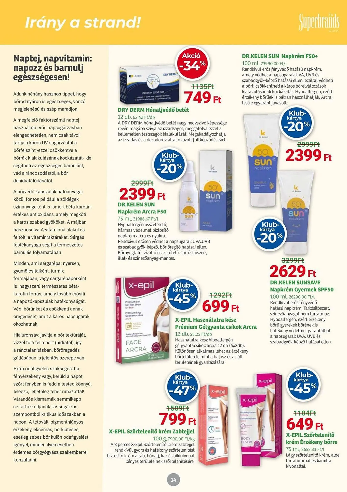 Katalógus Herbaház akciós újság július 7.-tól augusztus 3.-ig 2025. - Oldal 14