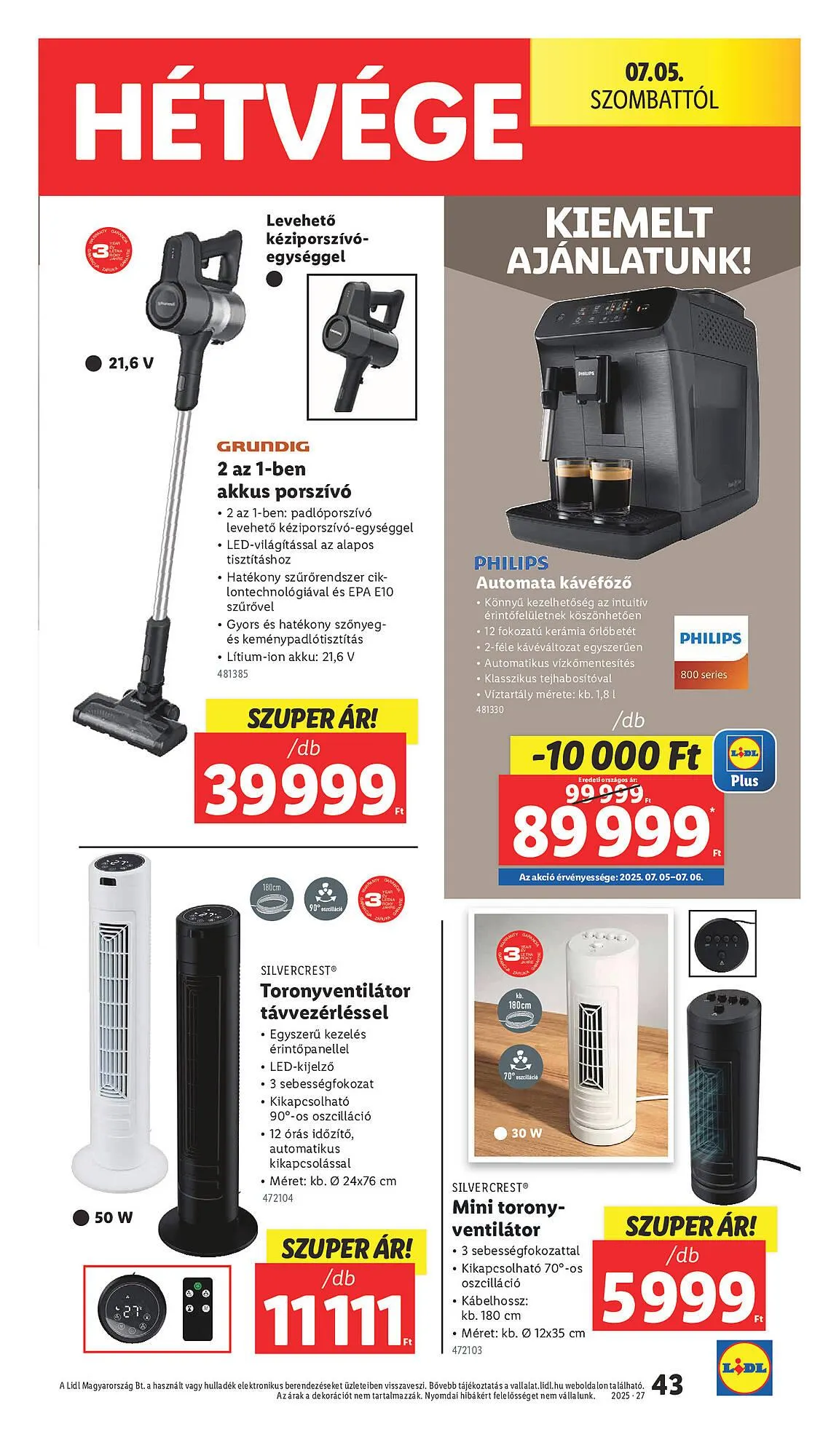 Katalógus Lidl akciós újság július 3.-tól július 9.-ig 2025. - Oldal 43