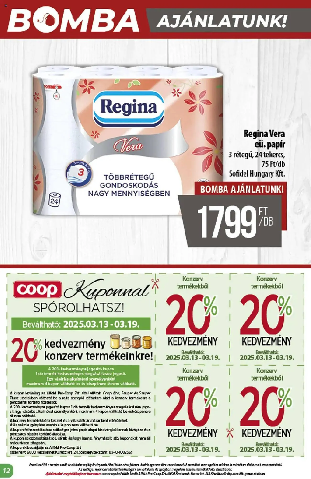 Katalógus Coop akciós újság március 13.-tól március 19.-ig 2025. - Oldal 12