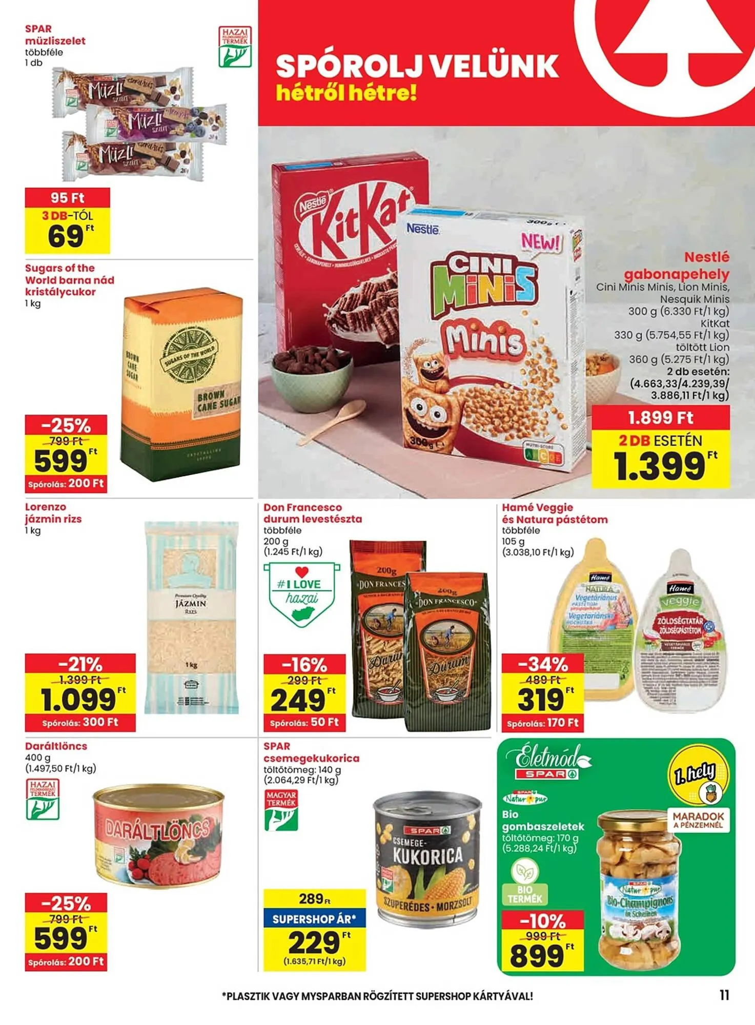Katalógus Spar akciós újság július 17.-tól július 23.-ig 2025. - Oldal 11