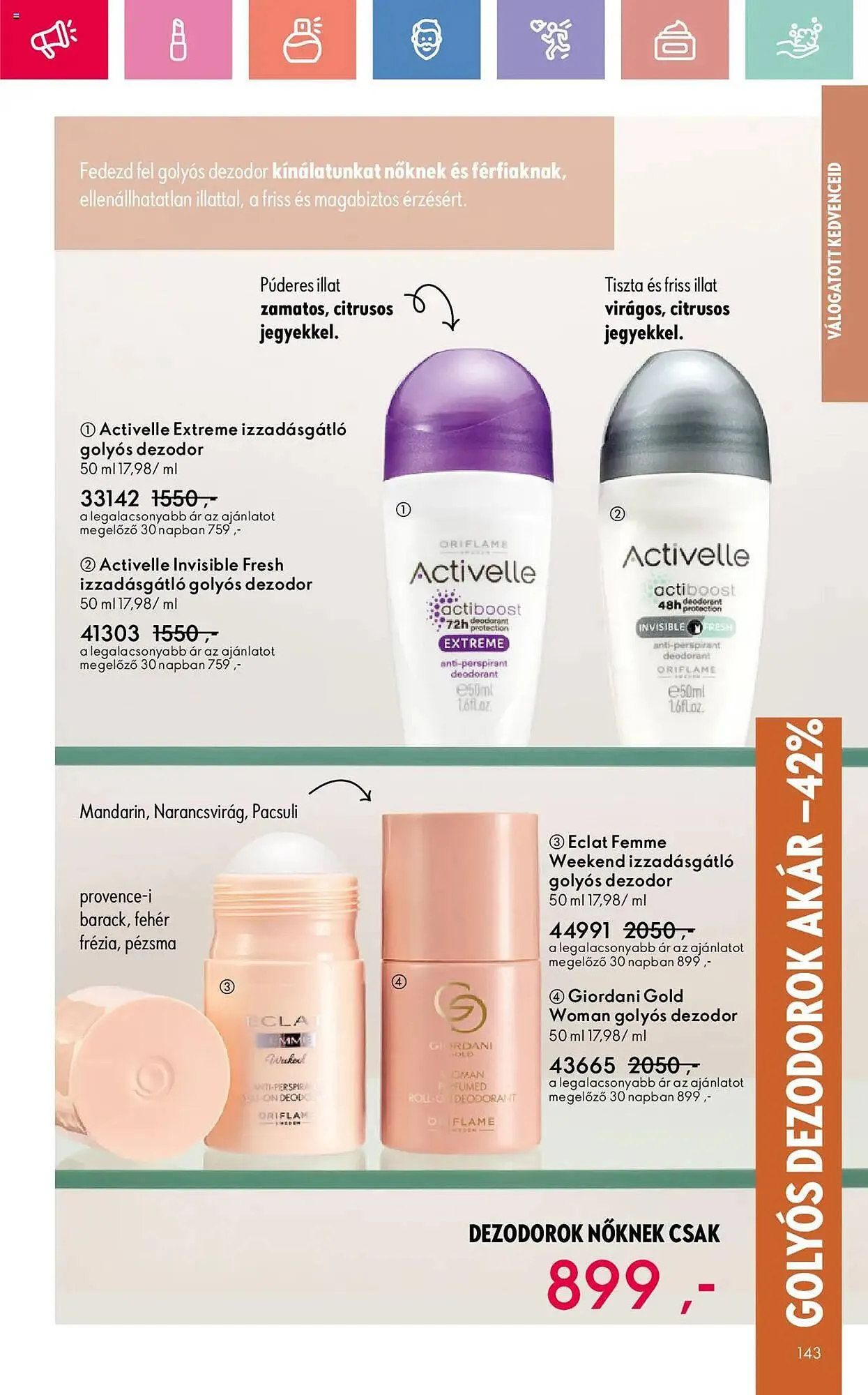 Katalógus Oriflame akciós újság augusztus 17.-tól szeptember 6.-ig 2025. - Oldal 143