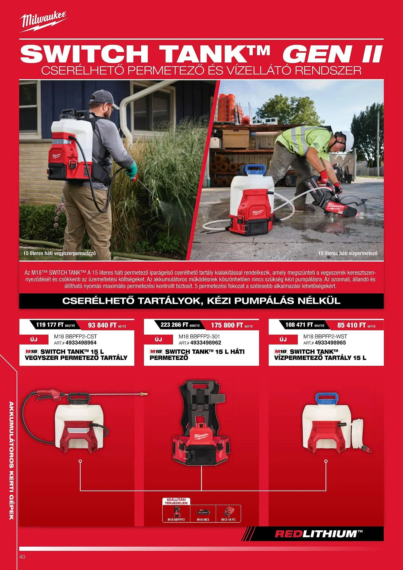 Katalógus Milwaukee akciós újság augusztus 1.-tól január 31.-ig 2026. - Oldal 40