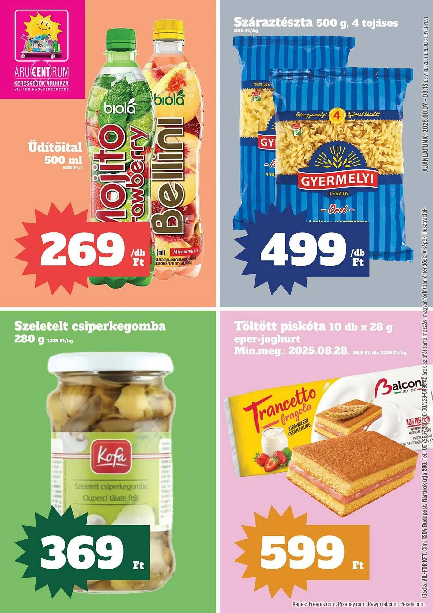 Vil-For akciós újság - 1