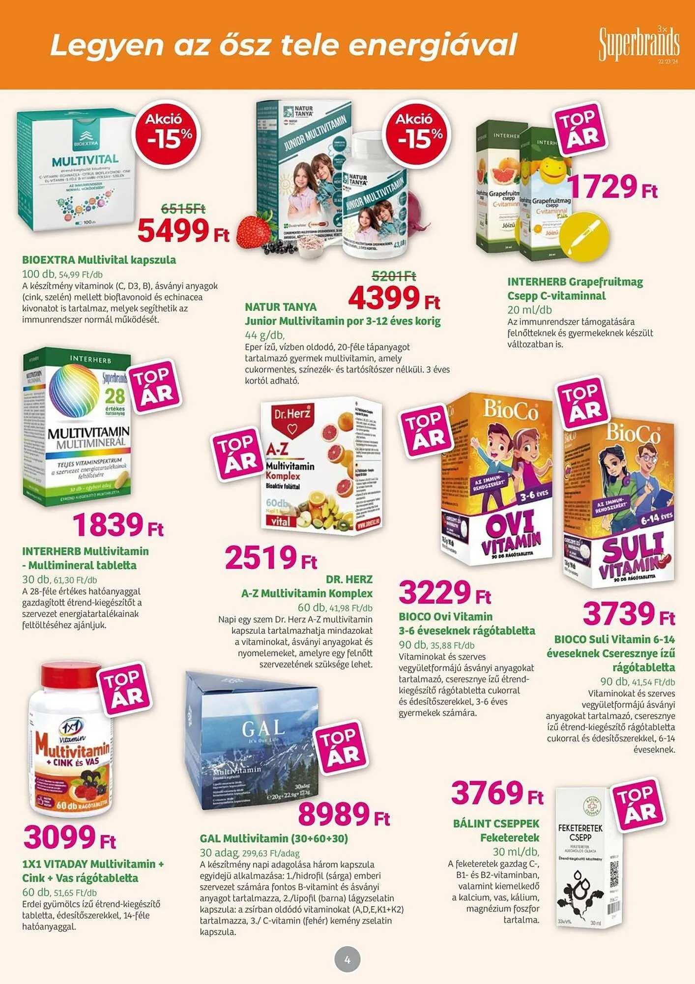 Katalógus Herbaház akciós újság szeptember 1.-tól október 5.-ig 2025. - Oldal 4