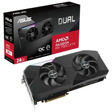 ASUS AMD RX 7900 XTX 24GB GDDR6 - DUAL-RX7900XTX-O24G