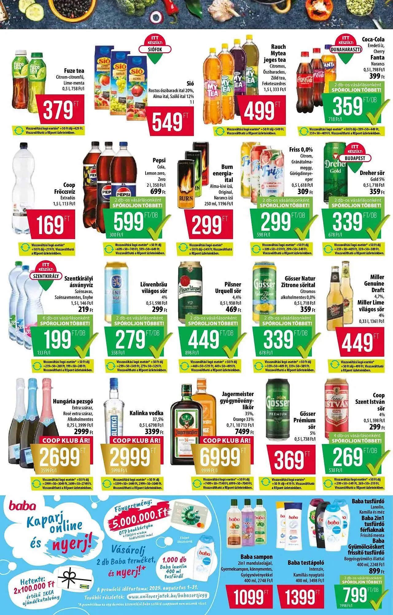 Katalógus Coop akciós újság július 31.-tól augusztus 6.-ig 2025. - Oldal 6