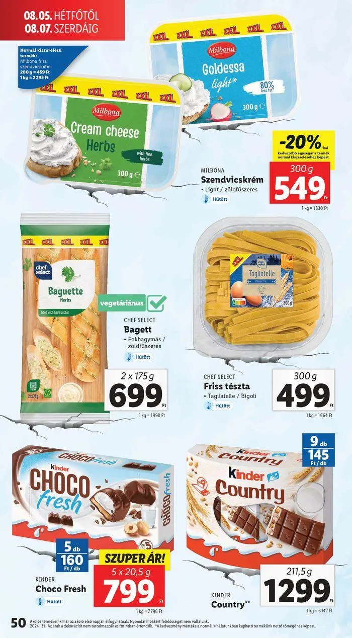 Katalógus Akciós újság – 31. hét augusztus 6.-tól augusztus 7.-ig 2024. - Oldal 50