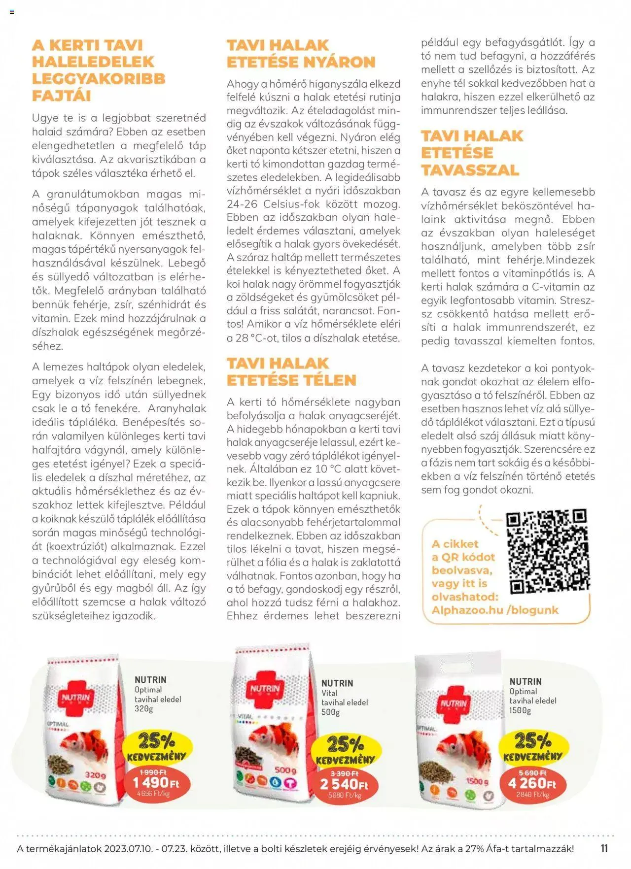 Katalógus AlphaZoo akciós újság július 10.-tól július 23.-ig 2023. - Oldal 11