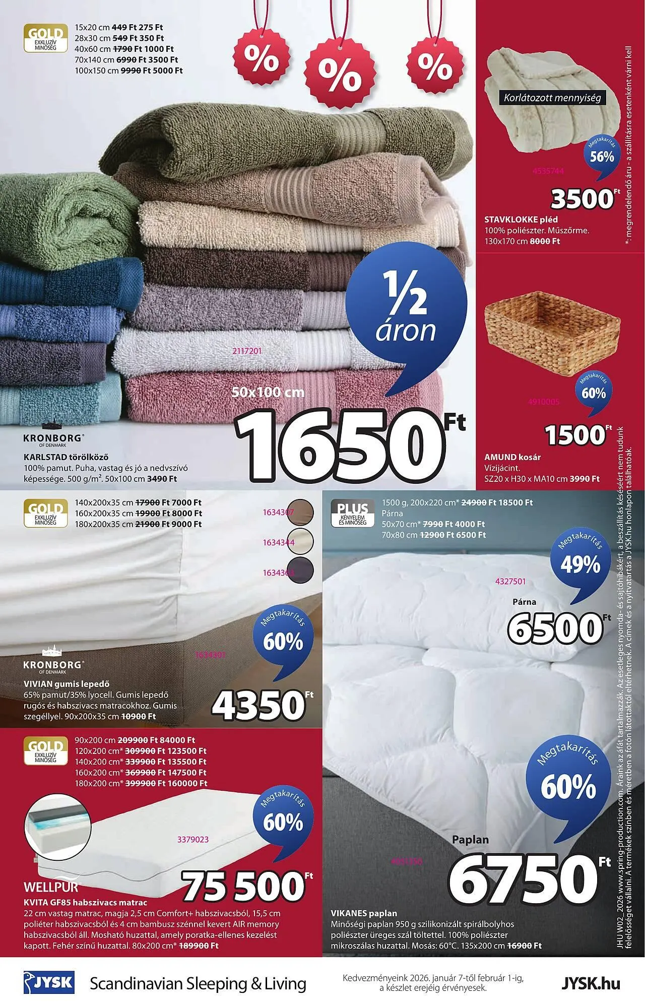 Katalógus JYSK akciós újság január 7.-tól február 1.-ig 2026. - Oldal 16