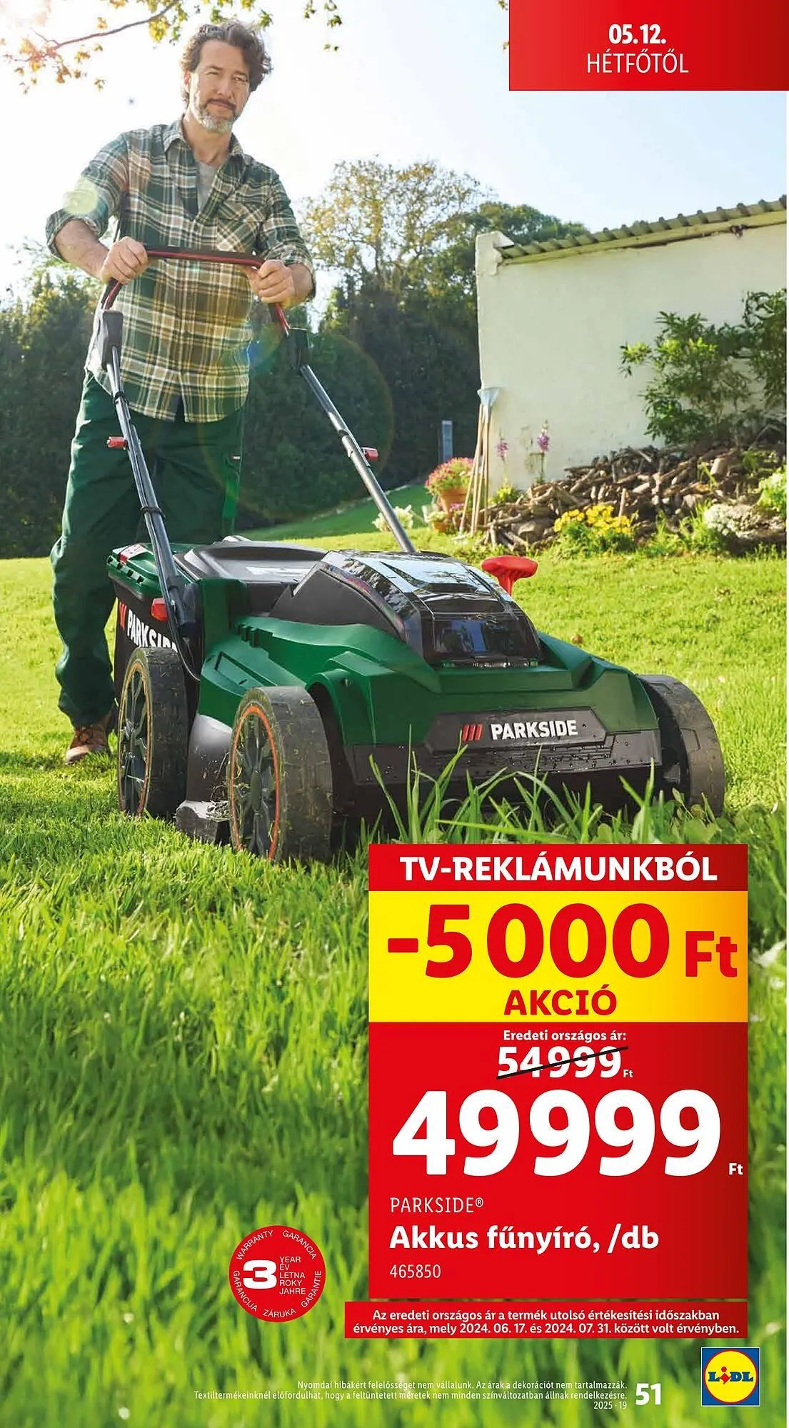 Katalógus Lidl akciós újság május 8.-tól május 14.-ig 2025. - Oldal 51